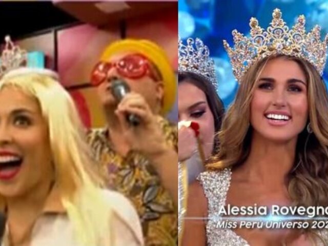 La divertida imitación de Adriana Quevedo a la nueva Miss Perú 2022 Alessia Rovegno