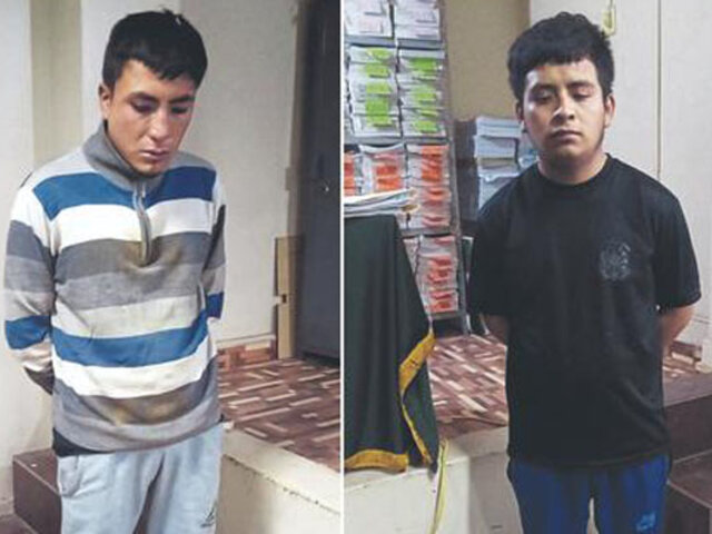 Huancayo: capturan hombres que arrastraron a un menor de 10 años para robarle celular