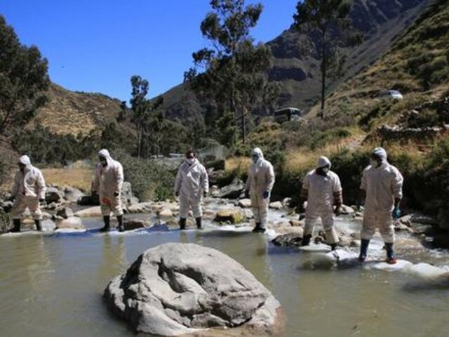 Derrame de zinc: Empresa minera reporta avance en la limpieza del río Chillón y áreas afectadas
