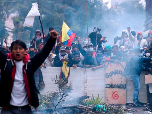 Ecuador: Gobierno califica de “daño colateral” muerte de cuatro personas durante protestas