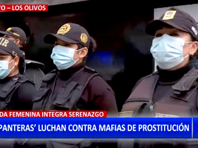 Brigada femenina reduce índices de prostitución en Los Olivos
