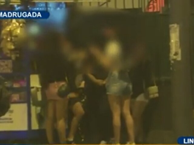 Lince nuevamente tomada por la prostitución: decenas de meretrices invaden jirón Risso