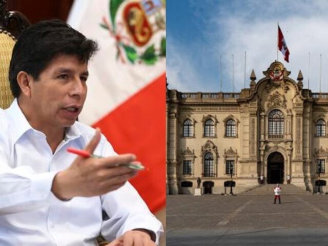 Comisión de Fiscalización asistirá a Palacio de Gobierno este lunes para interrogar a Pedro Castillo