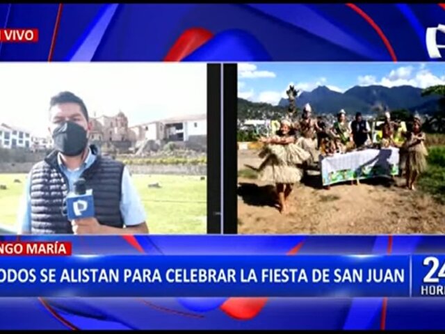 Tingo María: Ciudadanos se preparan para celebrar conocida fiesta de San Juan