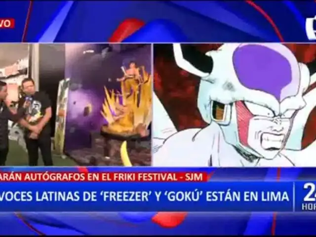 Voces latinas de Gokú y Freezer llegan a Lima para el "Friki Festival 2022"