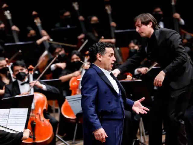 Juan Diego Flórez y Sinfonía por el Perú cautivaron a público peruano en concierto en el Gran Teatro Nacional