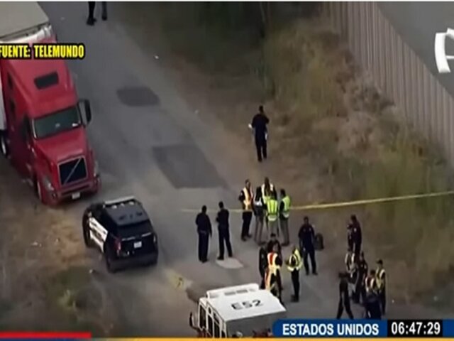 EE.UU: Ya son 53 los migrantes muertos en camión abandonado en Texas