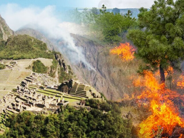 Cusco: Incendio forestal en Machu Picchu deja afectadas 30 hectáreas cerca al complejo arqueológico