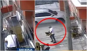 San Borja: hurta caja registradora de un puesto de lotería y es detenido gracias a cámaras