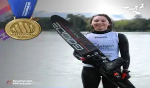Juegos Bolivarianos: María Alejandra de Osma ganó la medalla de oro en esquí náutico