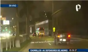 Paro de transportistas Lima- Chorrillos: Hay poca afluencia de usuarios y buses