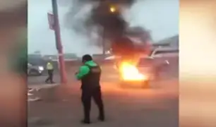 Paro de transportistas: quemaron llantas e impidieron el tránsito de vehículos en Lima Norte