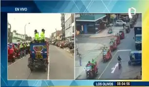 Contra la delincuencia: mototaxistas ofrecen sus vehículos a la PNP para patrullaje en Los Olivos