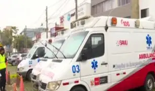 Miraflores: ambulancias desmanteladas por ladrones hace dos meses siguen sin funcionar