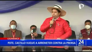 Pedro Castillo: "Un hombre del campo jamás va a traicionar a su pueblo"