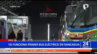 Chile: Se puso en funcionamiento el primer bus 100% eléctrico