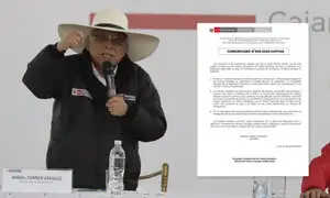 CCFFAA se pronuncia sobre declaraciones del primer ministro Aníbal Torres