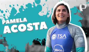Sin miedo al éxito: periodista Pamela Acosta participó en reto de surf extremo
