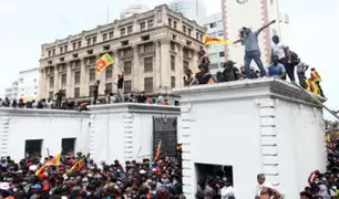 Sri Lanka: presidente huye de palacio minutos antes que sea tomado por cientos de manifestantes