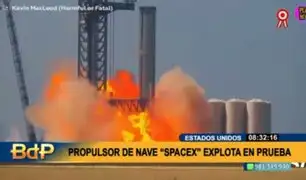 Prueba fallida: Explotan motores del cohete de Elon Musk, que llevará a los humanos a Marte