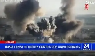 Ucrania: Ejército ruso bombardea 2 universidades al sur del país