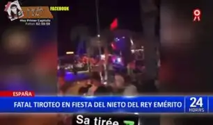 España: Fiesta del nieto del Rey Emérito termina en tiroteo
