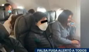 Confunden a pasajera de avión con Yenifer Paredes y la información falsa se viraliza