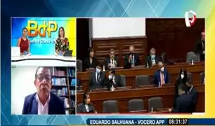 Eduardo Salhuana: “Esta semana se definirá quién nos va a representar en la  Mesa Directiva”