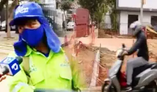 Miraflores: Decenas de vecinos se ven afectados por obras en la avenida Córdova
