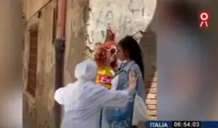 Italia: monja recrimina y separa a mujeres que se besaban en mitad de la calle