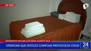 San Luis: fiscalizan hoteles ante cuarta ola de covid-19