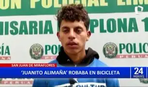 SJM: Capturan a "Juanito Alimaña" por robar a un ciudadano en estado de ebriedad