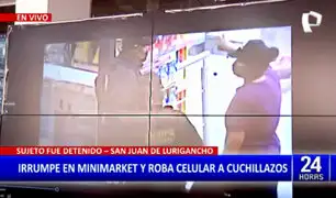 SJL: amenazan a trabajadoras de minimarket con cuchillos y se llevan sus celulares