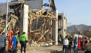 Ventanilla: reportan seis trabajadores heridos tras colapso de obra municipal