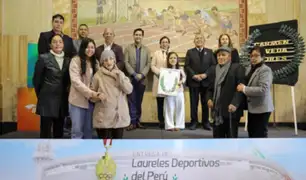 Giuliana Póveda recibe los Laureles Deportivos del Perú en el grado de Gran Cruz