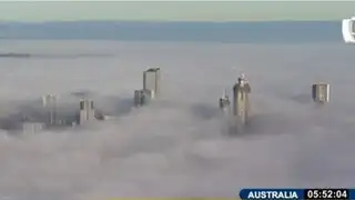 Australia: densa neblina cubrió Sidney  y causó alarma en conductores
