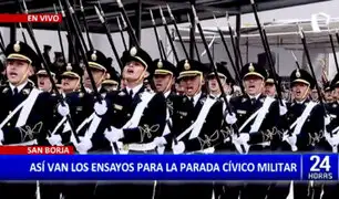 San Borja: Fuerzas Armadas se preparan para este 29 de julio