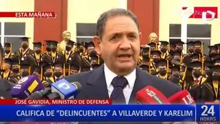 José Gavidia: Villaverde y Karelim son dos “delincuentes”