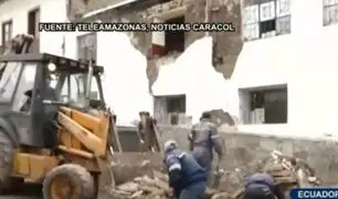 Sismo en frontera de Ecuador: ocho heridos y más de 200 casas quedaron dañadas