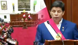 ¡Corrupto! le gritan a Castillo durante su Mensaje a la Nación en el Parlamento