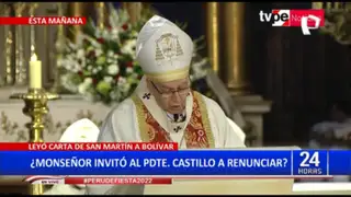 Monseñor de Lima le habría insinuado al presidente Castillo que renuncie