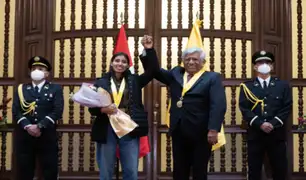 Kimberly García: Atleta nacional recibió la medalla de Lima