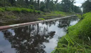 Oleoducto Norperuano: fisura de una tubería provoca derrame de petróleo en el río Wawico