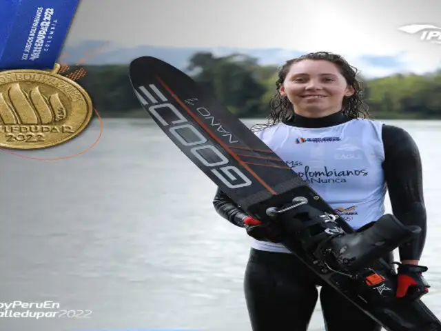 Juegos Bolivarianos: María Alejandra de Osma ganó la medalla de oro en esquí náutico