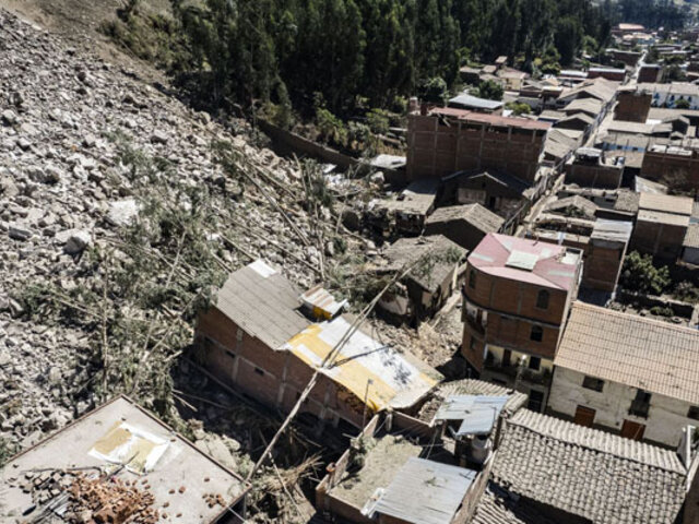 Áncash: piden a pobladores de Chavín evacuar zona de riesgo ante posible nuevos derrumbes