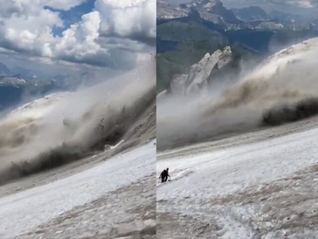 Tragedia en Italia: Al menos 6 muertos y varios heridos por avalancha en Los Alpes
