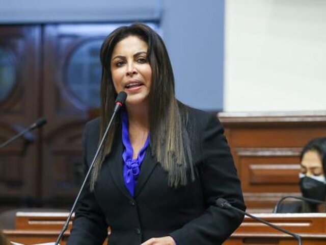 Patricia Chirinos presenta denuncia constitucional contra exmandatario Francisco Sagasti
