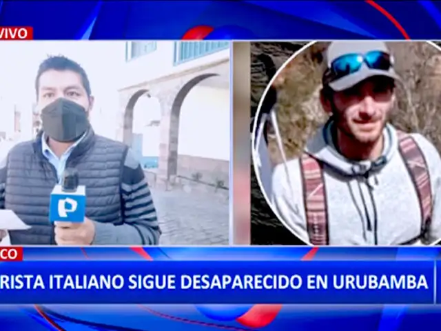 Turista italiano desaparecido: 30 policías lo buscan usando drones