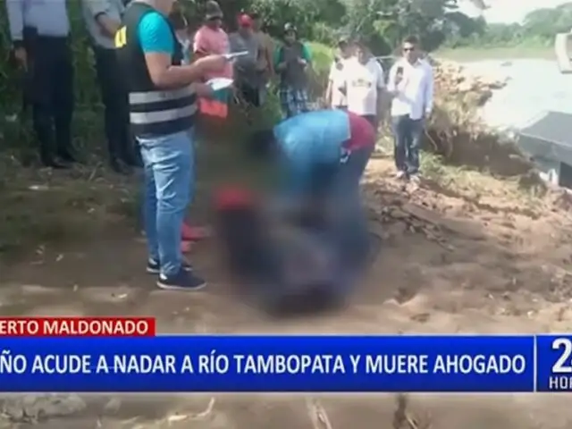 Tragedia en Puerto Maldonado: Menor muere ahogado en río cuando jugaba con otros niños