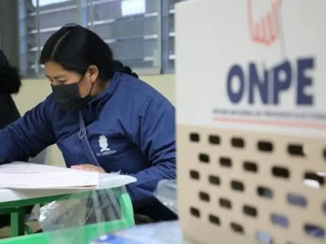 ONPE selecciona ciudadanos para elecciones 2022